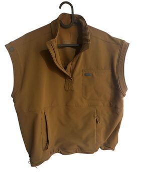 Figs Sleeveless Large Earth Indestructible Scrub Top